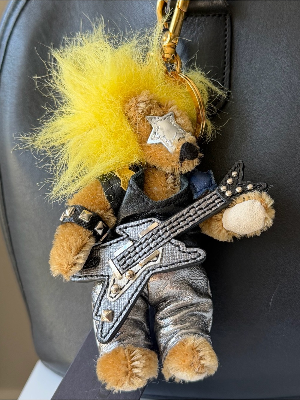 Prada Trick Stan Teddy Bear Bag Charm Keychain Rare Made in Italy Tags Attached